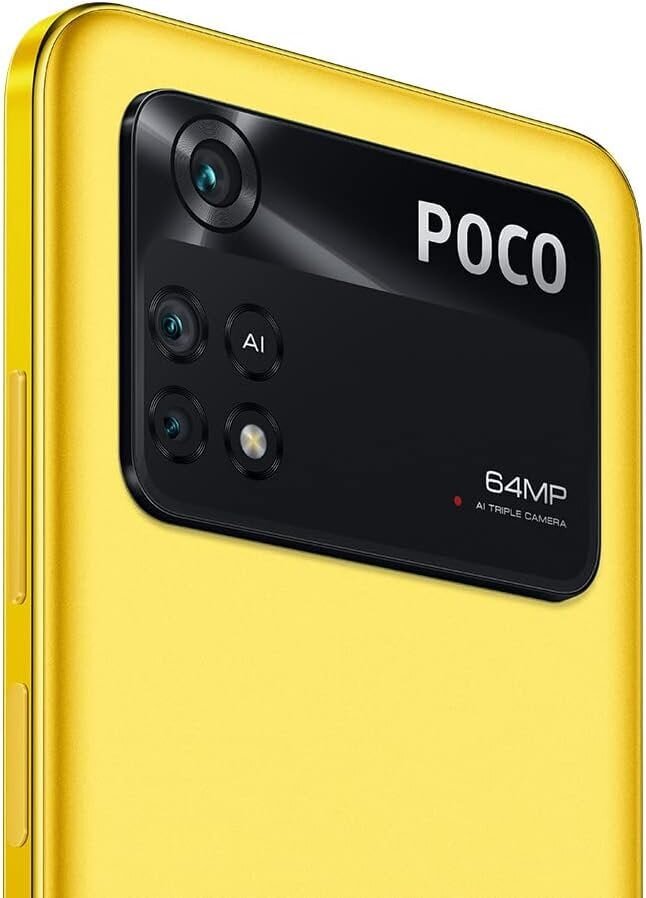 POCO M4 Pro, 128 GB, Dual SIM, Yellow hind ja info | Telefonid | kaup24.ee