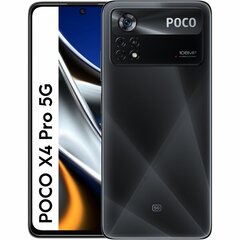 Poco X4 Pro 5G Dual SIM 8/256GB MZB0AYTEU Laser Black hind ja info | Telefonid | kaup24.ee