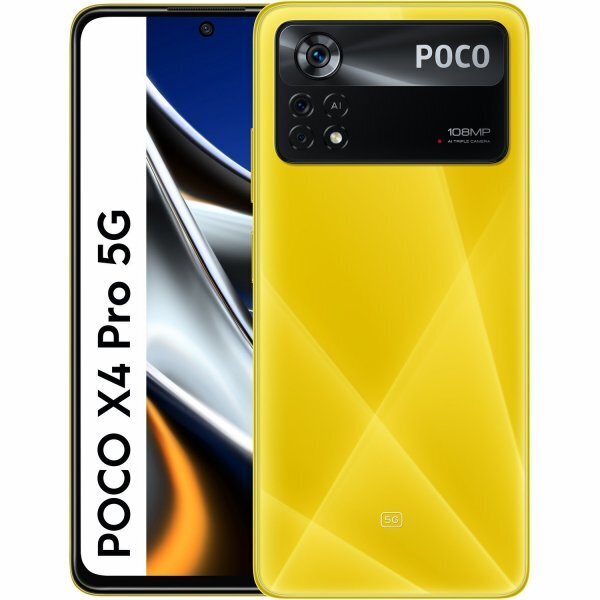 POCO MZB0CSEEU Mobile Phone X5 Pro 5G/8/256 GB, Yellow : :  Electronics