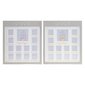 Fotoraam DKD Home Decor Puit Kristall Kana (32 x 1 x 32 cm) (2 pcs) hind ja info | Pildiraamid | kaup24.ee