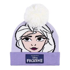 Детская шапка Frozen Лиловый цена и информация | Шапки, перчатки, шарфы для девочек | kaup24.ee