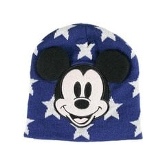 Детская шапка Mickey Mouse Тёмно Синий (Один размер) цена и информация | Шапки, перчатки, шарфы для мальчиков | kaup24.ee