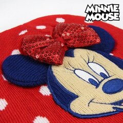 Müts Minnie Mouse 74350 Punane (Üks suurus) цена и информация | Шапки, перчатки, шарфы для девочек | kaup24.ee
