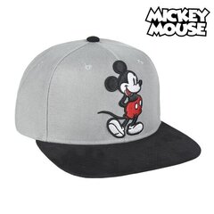 Laste nokamüts Mickey Mouse 73346 (59 cm) Hall Must hind ja info | Poiste mütsid, sallid, kindad | kaup24.ee