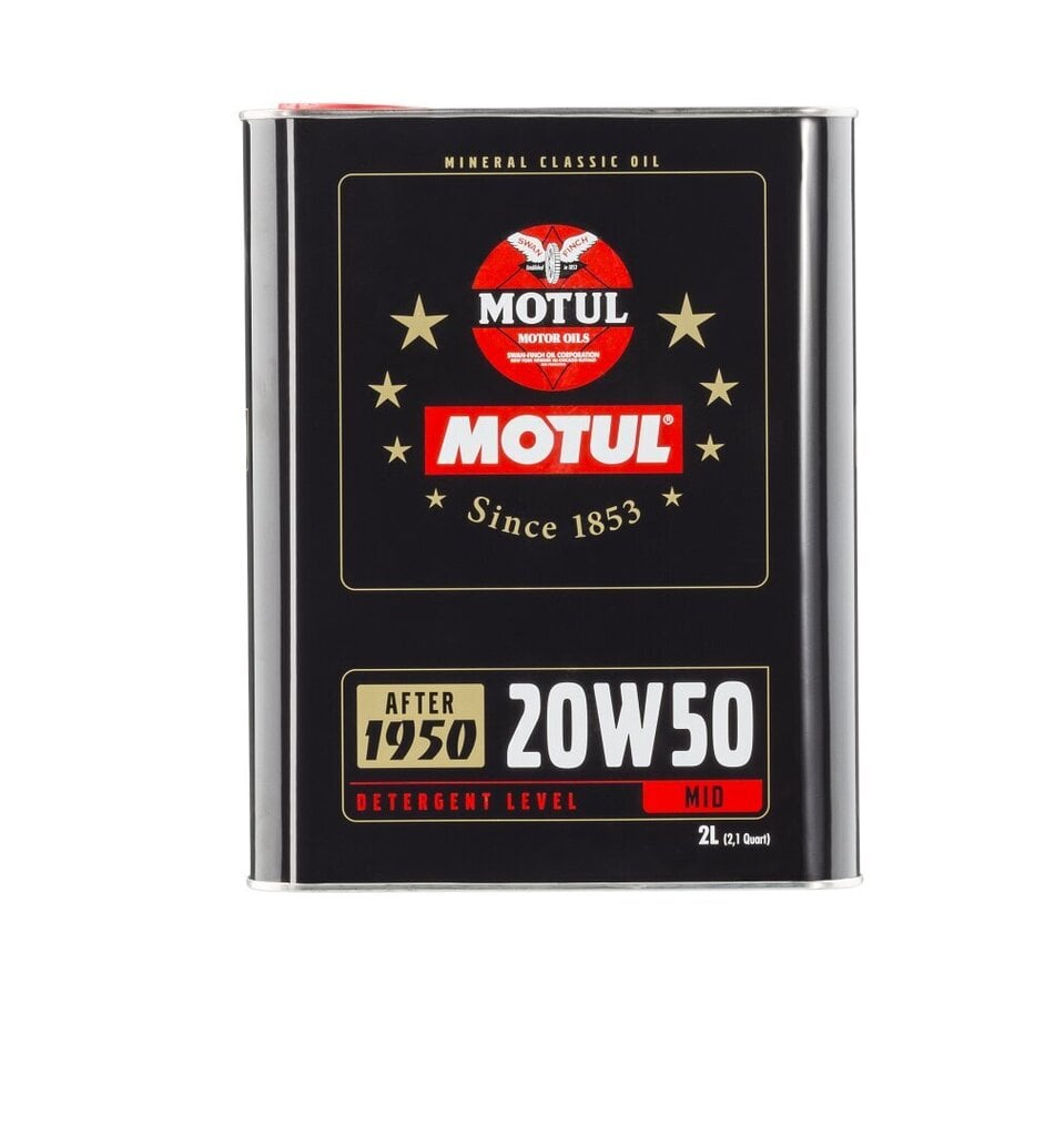 Õli Motul Classic 20W50 2ltr (104511) цена и информация | Mootoriõlid | kaup24.ee