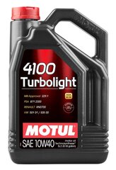Motul 4100 Turbolight 10W40 mootoriõli, 108645, 5 l hind ja info | Mootoriõlid | kaup24.ee