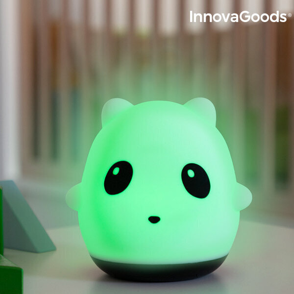 INNOVAGOODS LAETAV SILIKOONIST PUUTETUNDLIK LAMP PANDA hind ja info | Laualambid | kaup24.ee