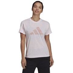 Спортивная футболка женская Adidas Winrs 3.0 Tee W HE1706, розовая цена и информация | Спортивная одежда для женщин | kaup24.ee