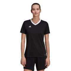 Спортивная футболка женская Adidas Entrada 22 Jsy, черная цена и информация | Спортивная одежда для женщин | kaup24.ee
