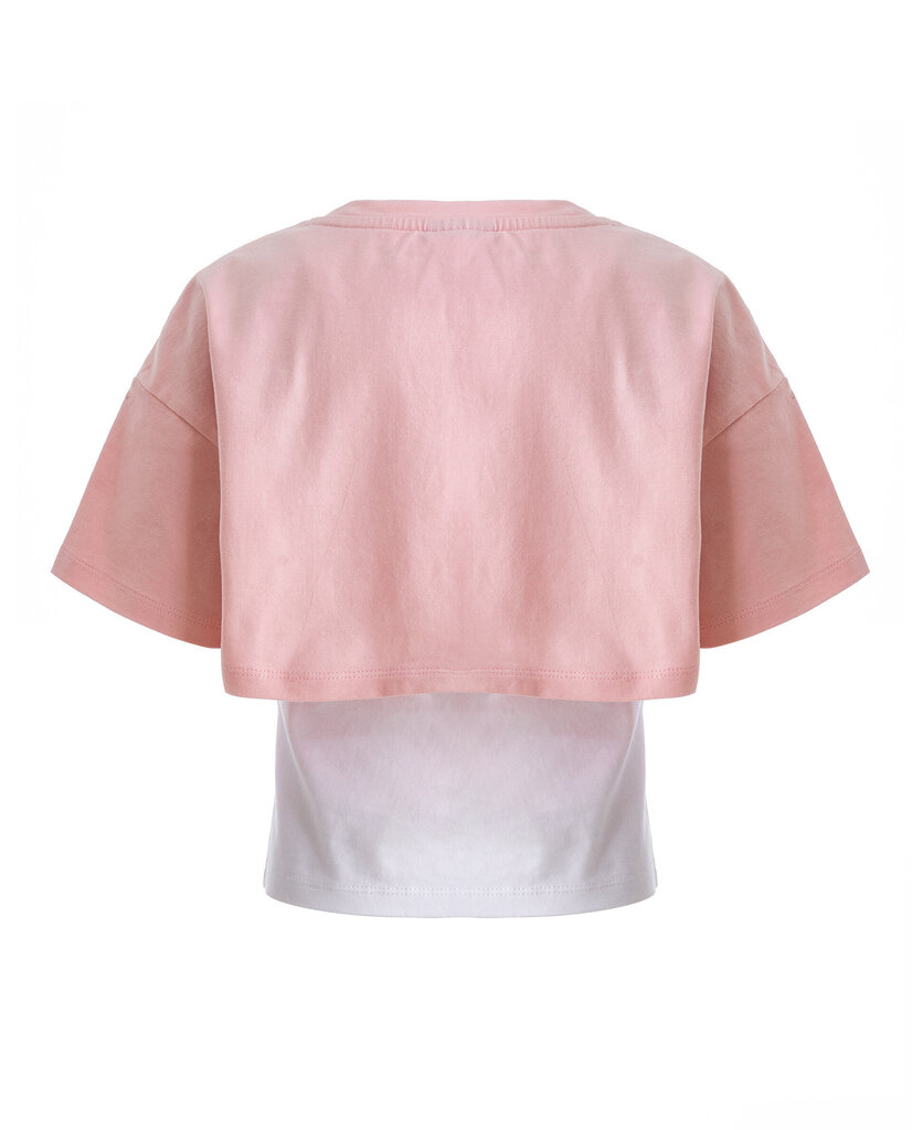Tüdrukute T-särgi ja maika komplekt Gulliver, roosa, 104*56*51 cm hind ja info | Tüdrukute särgid | kaup24.ee