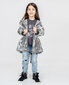 Hõbedane tuulejope kaunistusega "Tähed" tüdrukutele Gulliver, 104*56*51 cm цена и информация | Laste talveriided | kaup24.ee