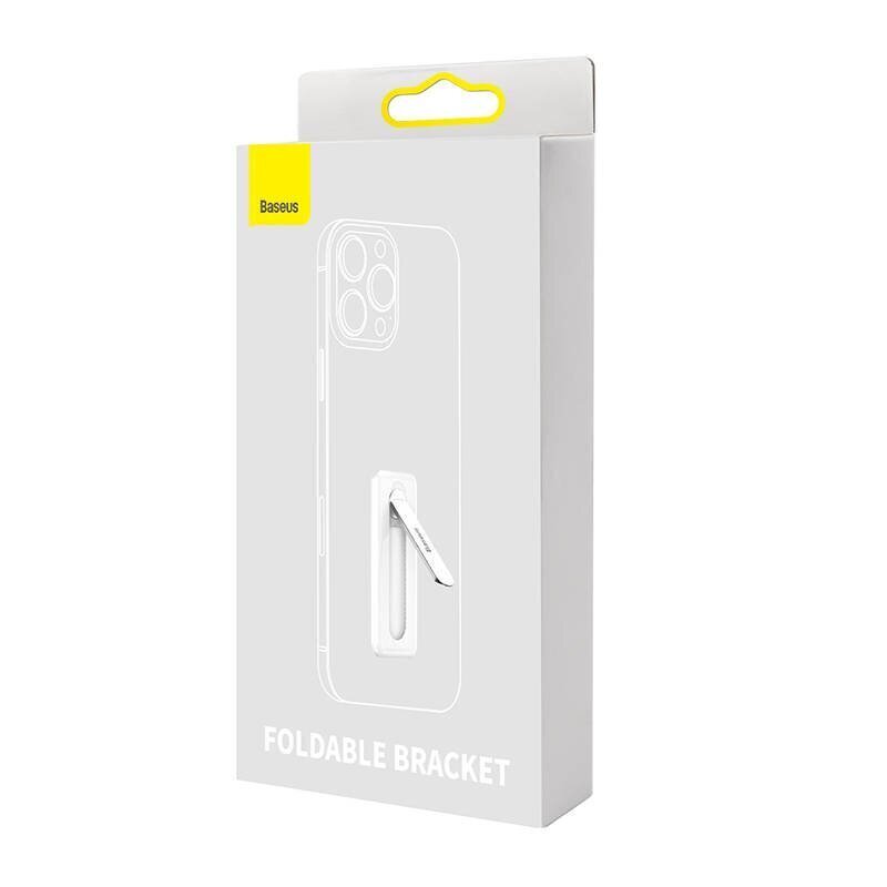 Baseus Foldable Bracket for Phone (White) цена и информация | Mobiiltelefonide hoidjad | kaup24.ee