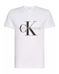 Meeste T-särk Calvin Klein Jeans 342017, valge цена и информация | Мужские футболки | kaup24.ee
