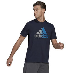 Meeste T-särk Adidas D2M Logo Tee M HF7211, sinine hind ja info | Meeste T-särgid | kaup24.ee