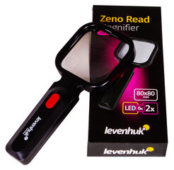 Suurendusklaas Levenhuk Zeno Read ZR10 must hind ja info | Kirjatarbed | kaup24.ee