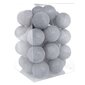 LED valgustid Cotton Balls, 35 LED, hall I hind ja info | Peokaunistused | kaup24.ee