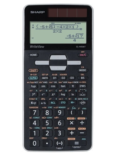 Kalkulaator Sharp EL-W506T, hõbedane hind | kaup24.ee