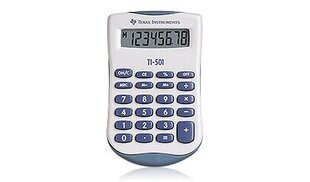 Калькулятор Texas Instruments TI-501 цена и информация | Смягчает воду и защищает Вашу посудомоечную машину от извести. | kaup24.ee