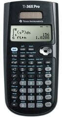 Калькулятор Texas Instruments TI-36X Pro цена и информация | Смягчает воду и защищает Вашу посудомоечную машину от извести. | kaup24.ee