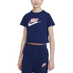 Nike Sportswear Big Kids 39 Cropped Jr DA6925 492 – sinine hind ja info | Tüdrukute särgid | kaup24.ee