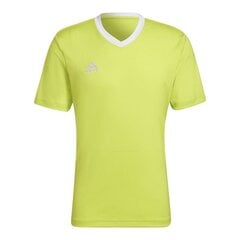 Adidas Entrada meeste spordi T-särk 22 M HC5077, kollane hind ja info | Meeste spordiriided | kaup24.ee