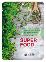 EYENLIP Super Food Тканевая маска с зеленым чаем 10шт цена и информация | Маски для лица, патчи для глаз | kaup24.ee