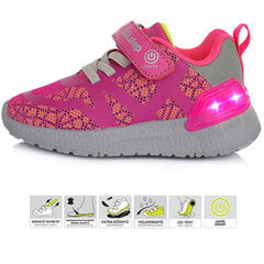 Детские кроссовки D.D.Step .F61-528E, розовые цена и информация | Детская спортивная обувь | kaup24.ee
