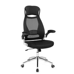 Офисное кресло с сетчатой спинкой OBN86BK, черное цена и информация | Офисные кресла | kaup24.ee