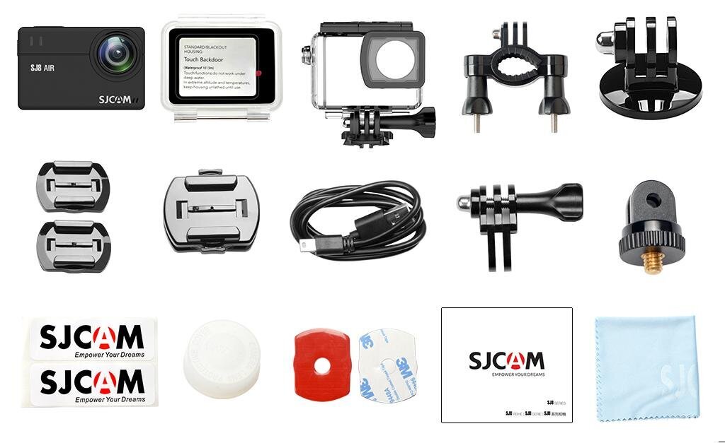 Sjcam SJ8 AIR, White hind ja info | Seikluskaamerad | kaup24.ee