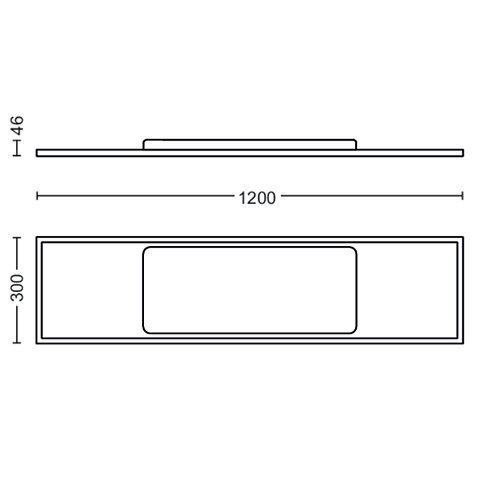 Philips laevalgusti Hue Aurelle hind ja info | Laelambid | kaup24.ee