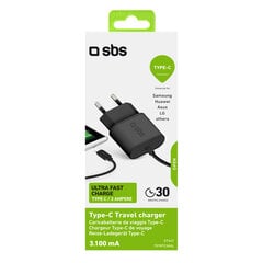Seinalaadija SBS TETRTC3AUL USB C hind ja info | Mobiiltelefonide laadijad | kaup24.ee