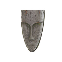 Dekoratiivne kujuke DKD Home Decor Klaaskiud Metall Mask (20 x 12 x 60 cm) hind ja info | Sisustuselemendid | kaup24.ee