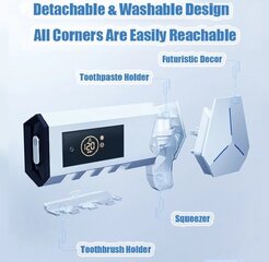 Nutikas UV-hambaharja sterilisaator, automaatne hambapasta dosaator hind ja info | Vannitoa sisustuselemendid ja aksessuaarid | kaup24.ee