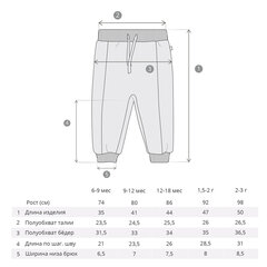 Beebi püksid, hall hind ja info | Beebipüksid | kaup24.ee