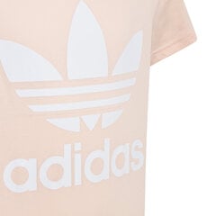 Adidas Originals Pluus Trefoil Tee Haze Coral hind ja info | Tüdrukute särgid | kaup24.ee