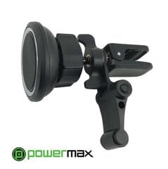Aвтомобильный держатель для телефона Powermax PHCU06M, универсальный, магнитный, 360°, черный цена и информация | PowerMax Мобильные телефоны, Фото и Видео | kaup24.ee