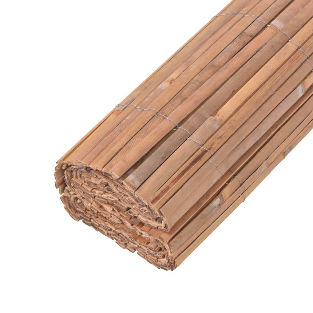 vidaXL bambusaiad 2 tk, 100x400 cm hind ja info | Aiad ja tarvikud | kaup24.ee