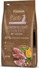 Märgtoit vananevatele koertele Fitmin Purity, lambaliha ja kartuliga, 12 kg hind ja info | Kuivtoit koertele | kaup24.ee