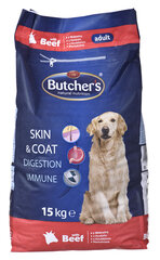 Kuivtoit koertele Butcher’s, veiselihaga, 15 kg цена и информация | Сухой корм для собак | kaup24.ee
