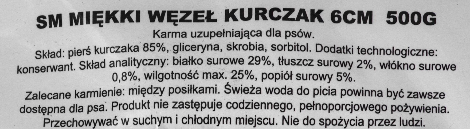 Maitsev pehme sõlm kanaga Maced, 6 cm, 500 g цена и информация | Maiustused koertele | kaup24.ee