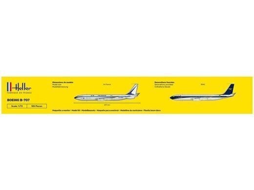Heller - Boeing B-707, 1/72, 80452 hind ja info | Klotsid ja konstruktorid | kaup24.ee