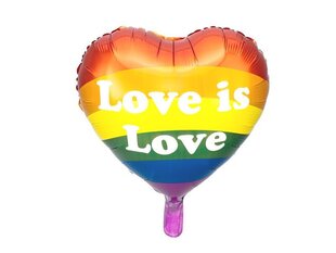 Fooliumist õhupall "Love Is Love" 35 cm hind ja info | Õhupallid | kaup24.ee