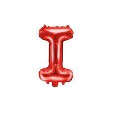 Fooliumist õhupall Täht "I" 35 cm, punane hind ja info | Õhupallid | kaup24.ee