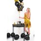 Fooliumist õhupall "Palju õnne sünnipäevaks" 40cm must hind ja info | Õhupallid | kaup24.ee