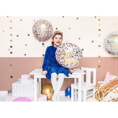 Fooliumist ümmargune õhupall   Happy Birthday цена и информация | Шары | kaup24.ee