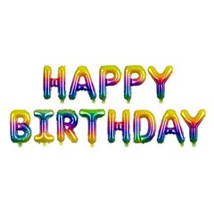 Fooliumist õhupallid "Happy Birthday" erinevad värvid цена и информация | Воздушные шары | kaup24.ee