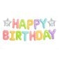Fooliumist õhupallid "Happy Birthday" erinevad värvid hind ja info | Õhupallid | kaup24.ee