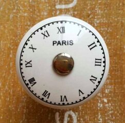 Käepide, nupp, "Paris", keraamiline. Kapinupp, Ümmargune. 38 mm. hind ja info | Mööbli käepidemed | kaup24.ee