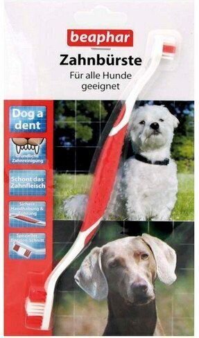 Kahe otsaga hambahari koertele ja kassidele Beaphar цена и информация | Hooldusvahendid loomadele | kaup24.ee