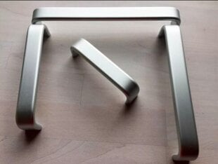 Käepide, metalne alumiinium, matt hõbe "Silvan" 96mm hind ja info | Mööbli käepidemed | kaup24.ee